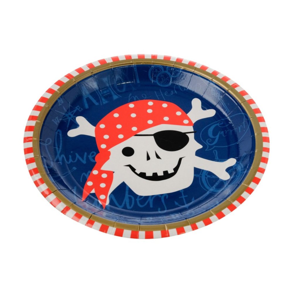 Small Pirate Birthday Party Plates